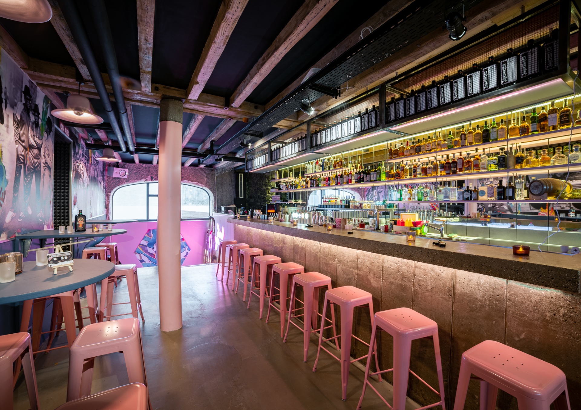 Cocktails au bar